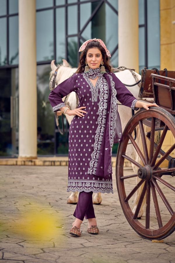 Ossm Sarah Fancy Kurti Bottom With Dupatta Collection