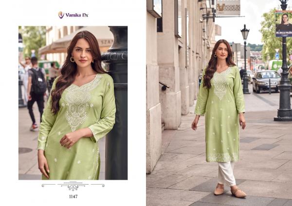 Vamika Nx Rooh Vol 8 Fancy Lakhnawi Kurti With Bottom