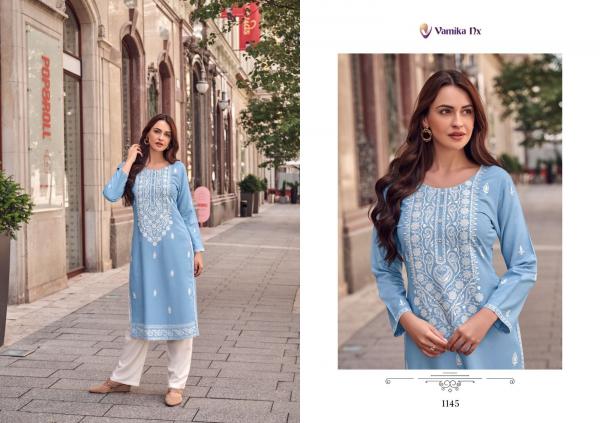 Vamika Nx Rooh Vol 8 Fancy Lakhnawi Kurti With Bottom