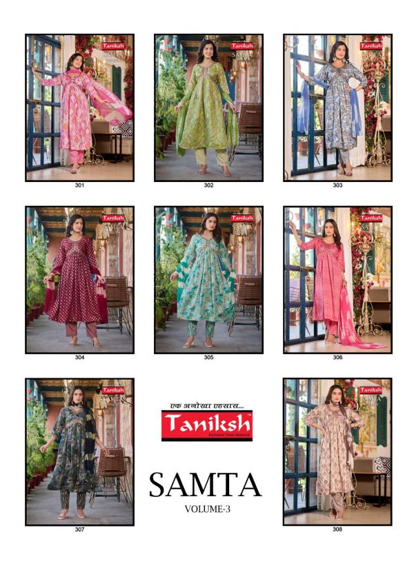 Taniksh Samta Vol 3 Kurti Bottom With Dupatta Collection