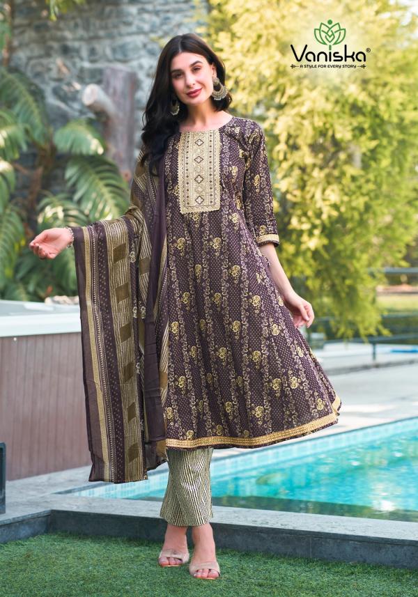 Vaniska Cotton Plus Vol 1 Kurti Bottom With Dupatta Collection