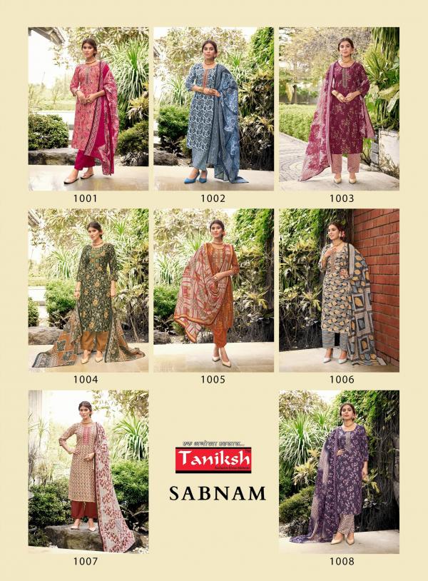 Taniksh Sabnam Vol 1 Printed Kurti Bottom With Dupatta