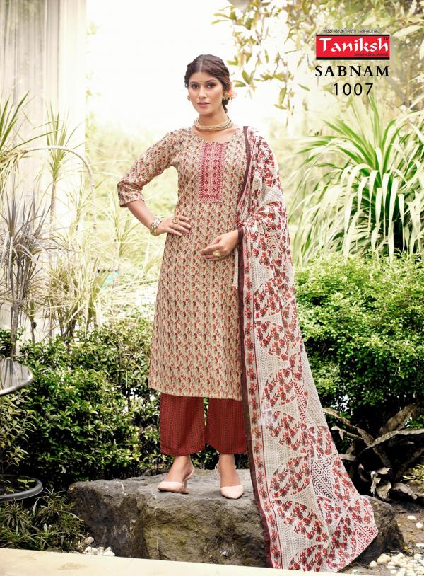 Taniksh Sabnam Vol 1 Printed Kurti Bottom With Dupatta