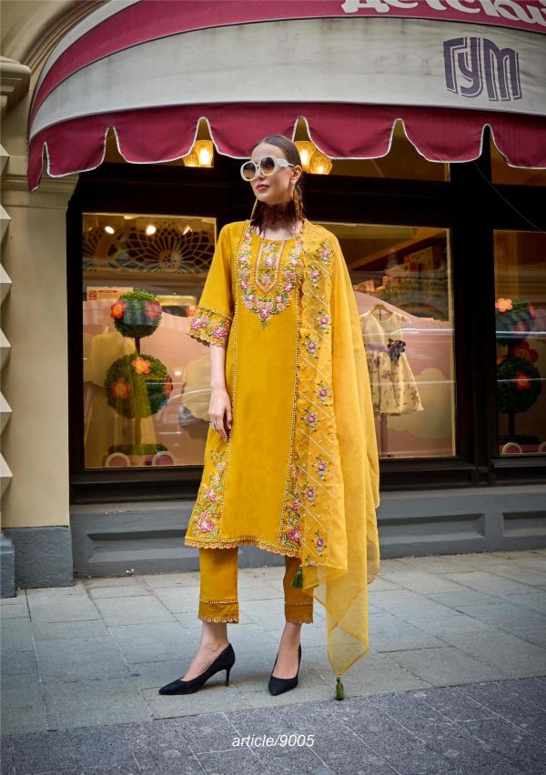 Kailee Pakeeza Viscose Silk Top Bottom With Dupatta Collection