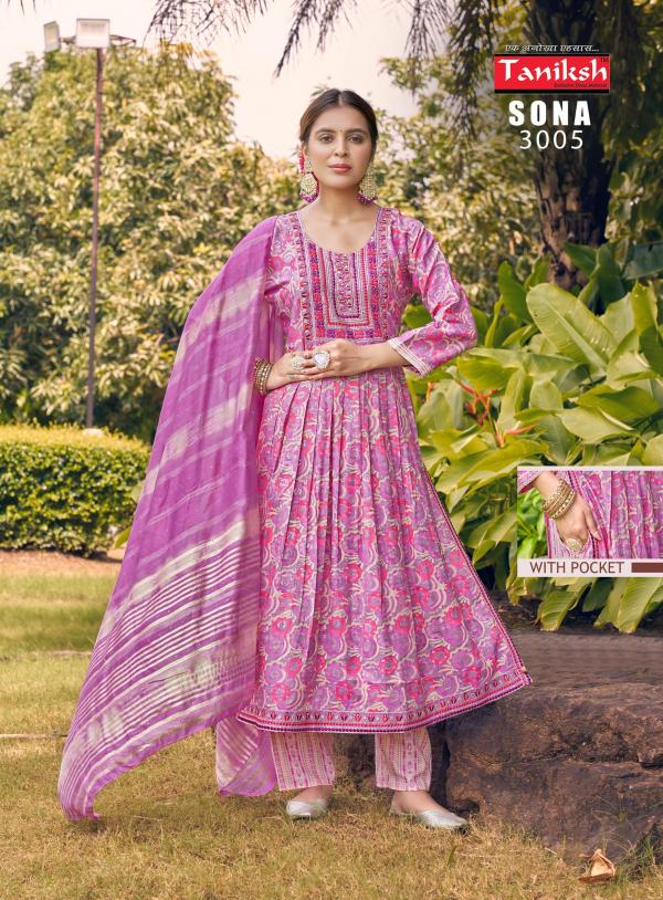 Taniksh Sona Vol 3 Printed Kurti Bottom With Dupatta