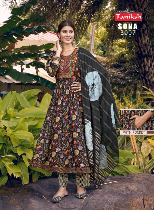 Taniksh Sona Vol 3 Printed Kurti Bottom With Dupatta