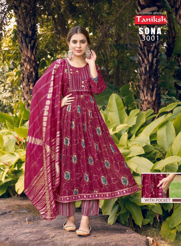 Taniksh Sona Vol 3 Printed Kurti Bottom With Dupatta