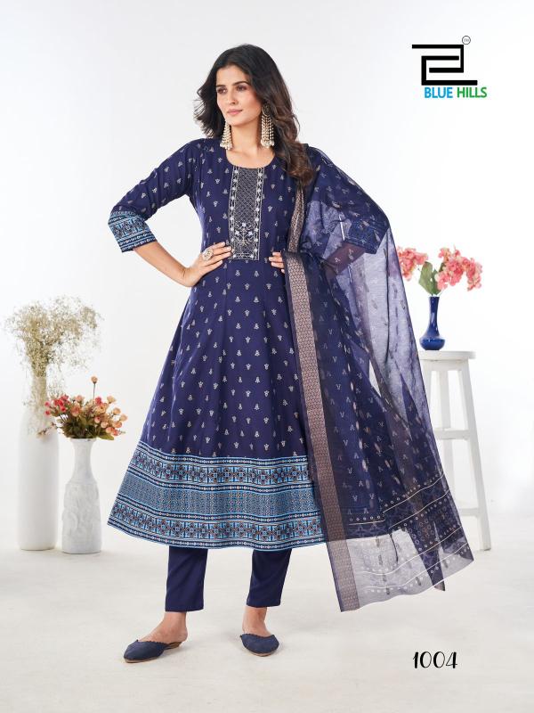 Blue Hills Stree Rayon Kurti Bottom With Dupatta Collection