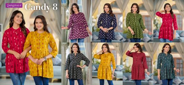 Rangmaya Candy 8 Fancy Wester Top Collection