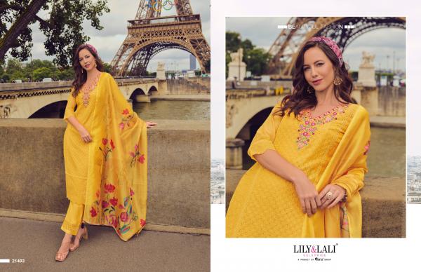 Lily And Lali Nusrat Top Bottom With Dupatta Collection