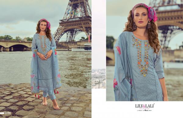 Lily And Lali Nusrat Top Bottom With Dupatta Collection