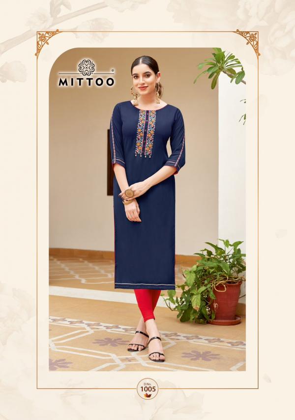 Mittoo Riona Rayon Fancy Kurti Collection