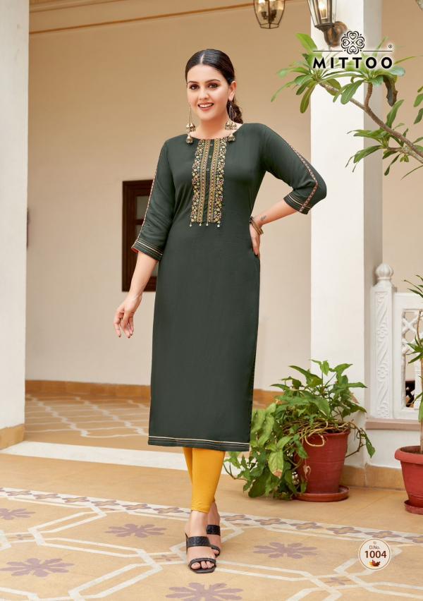 Mittoo Riona Rayon Fancy Kurti Collection