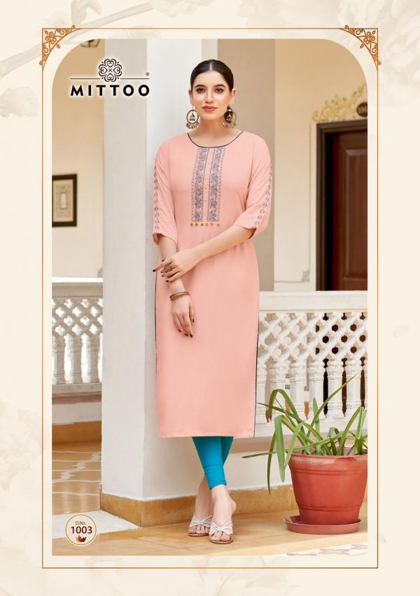 Mittoo Riona Rayon Fancy Kurti Collection