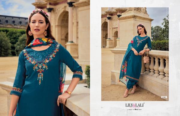 Lily And Lali Khwaish Top Bottom With Dupatta Collection