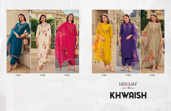 Lily And Lali Khwaish Top Bottom With Dupatta Collection