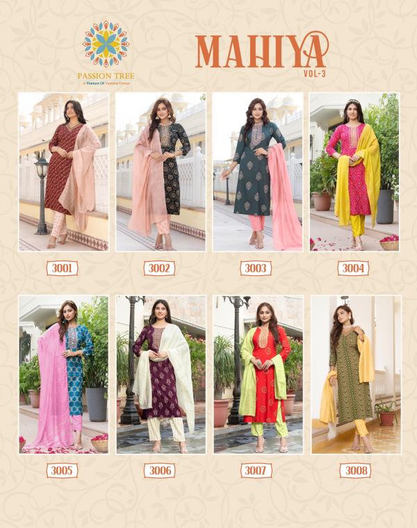 Mahiya Vol 3 By Passion Tree Ready Made Collection