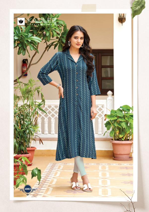 Kadlee Oraa Rayon Fancy Kurti Collection