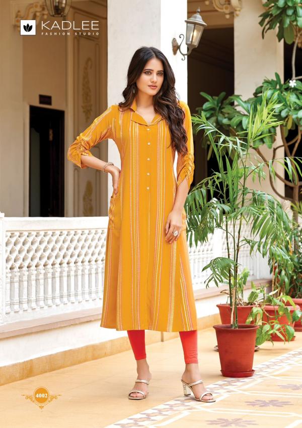 Kadlee Oraa Rayon Fancy Kurti Collection