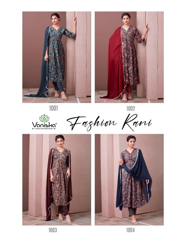 Vaniska Fashion Rani Kurti Bottom With Dupatta Collection