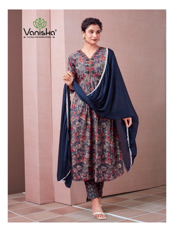 Vaniska Fashion Rani Kurti Bottom With Dupatta Collection