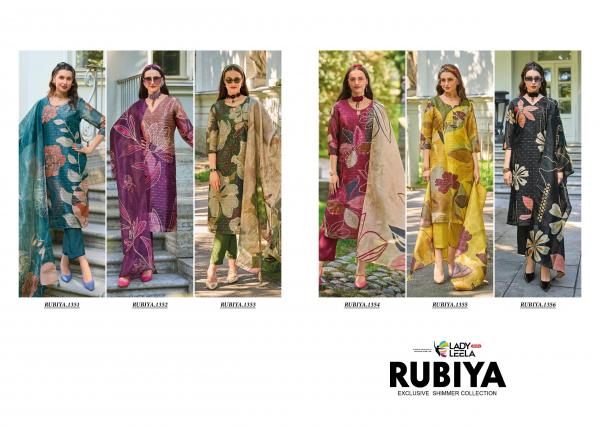 Lady Leela Rubiya Fancy Kurti Pant With Dupatta Collection