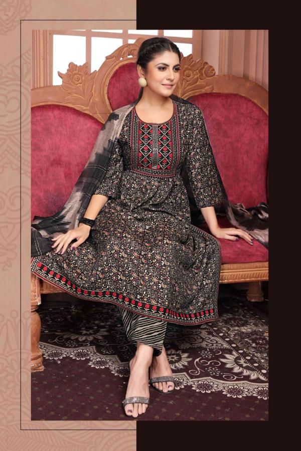 Kashida Devika Vol 1 Designer Kurti Bottom With Dupatta