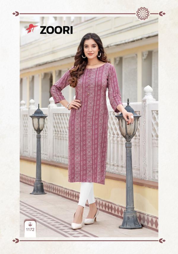 Zoori Akshara Vol 29 Rayon Printed Kurti Collection