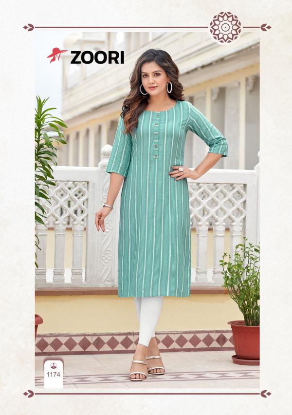 Zoori Akshara Vol 29 Rayon Printed Kurti Collection