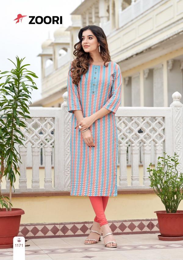 Zoori Akshara Vol 29 Rayon Printed Kurti Collection