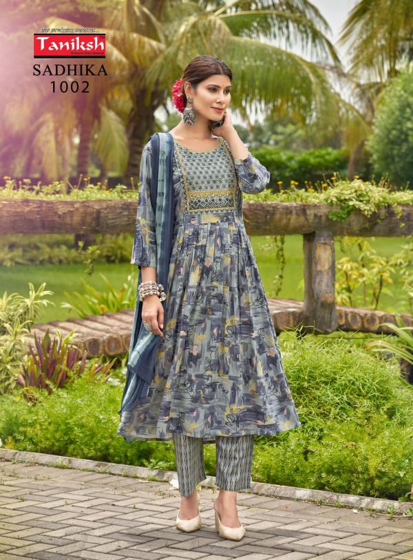 Taniksh Sadhika Vol 1 Printed Kurti Bottom With Dupatta