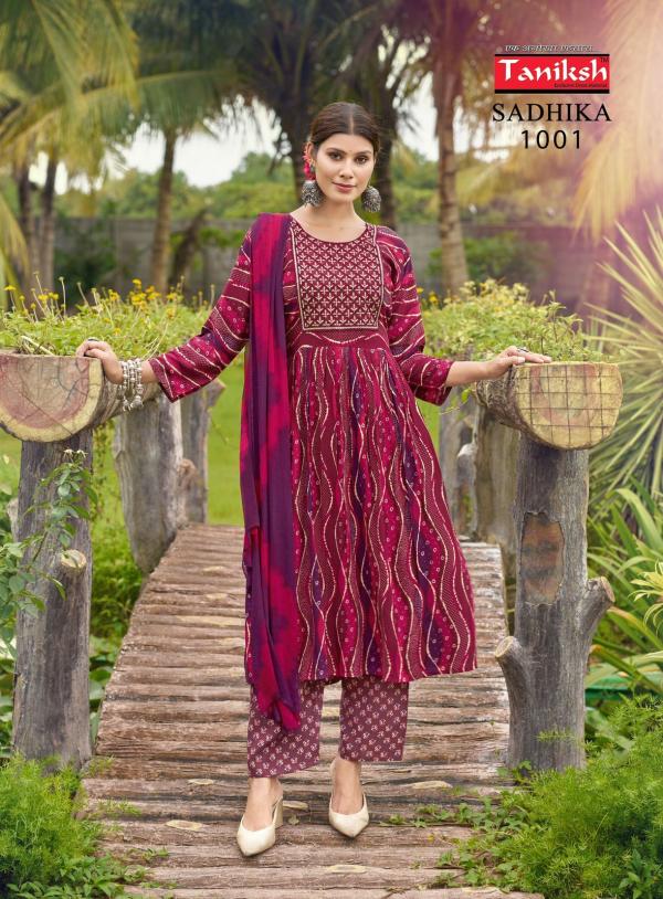 Taniksh Sadhika Vol 1 Printed Kurti Bottom With Dupatta