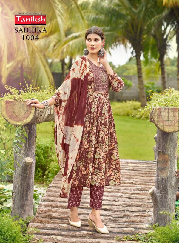 Taniksh Sadhika Vol 1 Printed Kurti Bottom With Dupatta