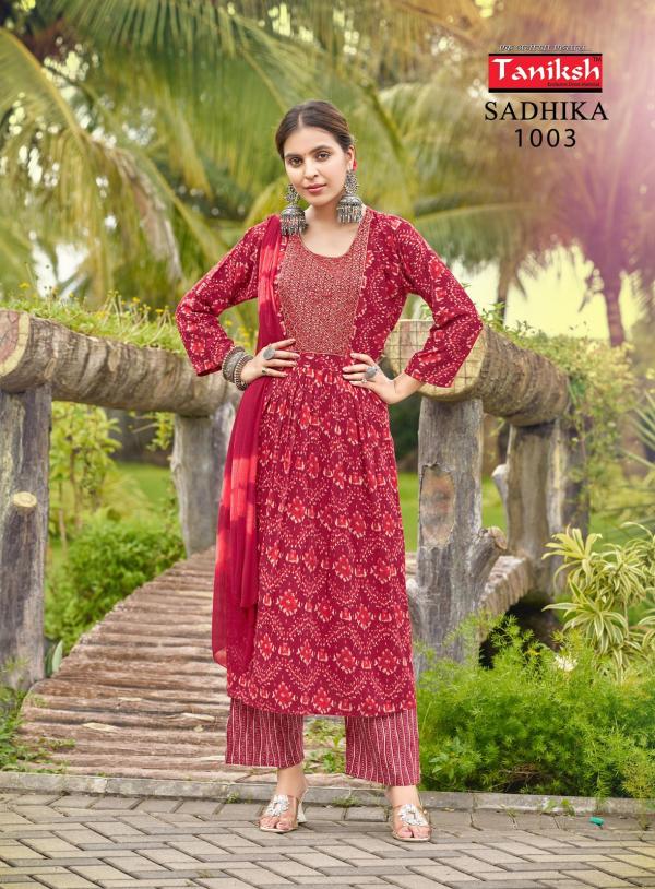 Taniksh Sadhika Vol 1 Printed Kurti Bottom With Dupatta