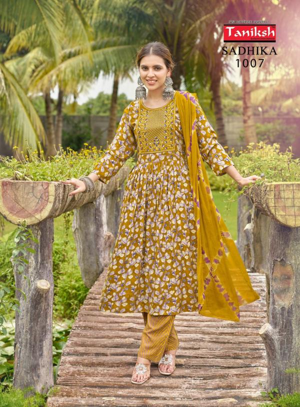 Taniksh Sadhika Vol 1 Printed Kurti Bottom With Dupatta