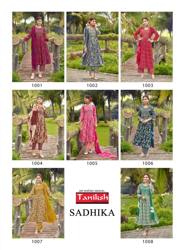 Taniksh Sadhika Vol 1 Printed Kurti Bottom With Dupatta