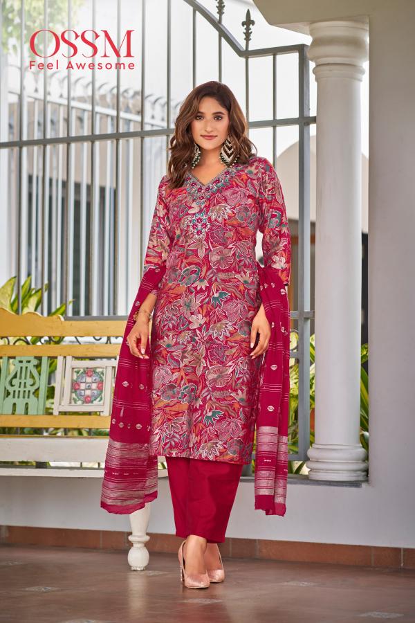 Ossm Muskan Vol 05 Top Bottom With Dupatta Collection