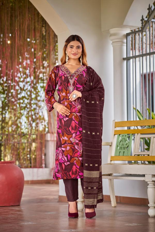 Ossm Muskan Vol 05 Top Bottom With Dupatta Collection