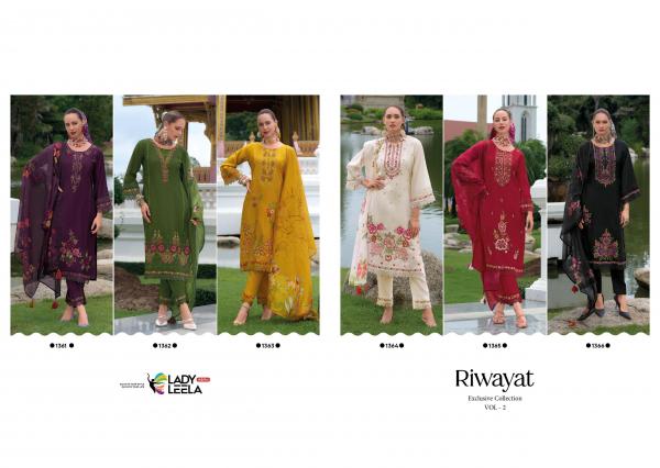 Lady Leela Riwayat Vol 2 Kurti Pant With Dupatta Collection