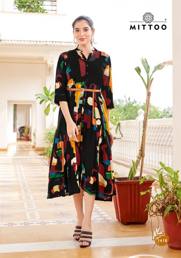 Mittoo Belt Vol 17 Fancy Rayon Printed Kurti Collection