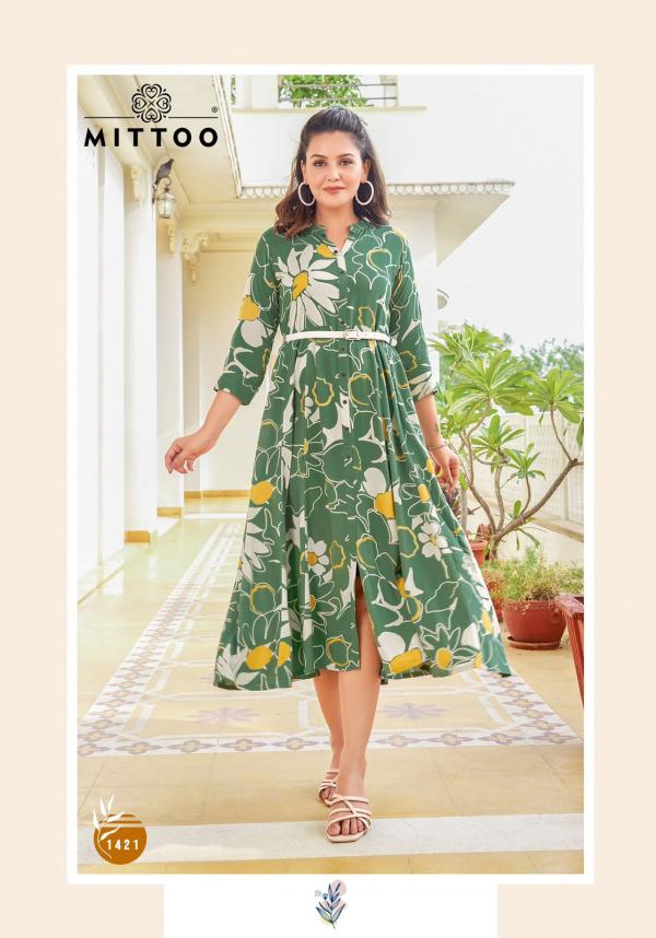 Mittoo Belt Vol 17 Fancy Rayon Printed Kurti Collection