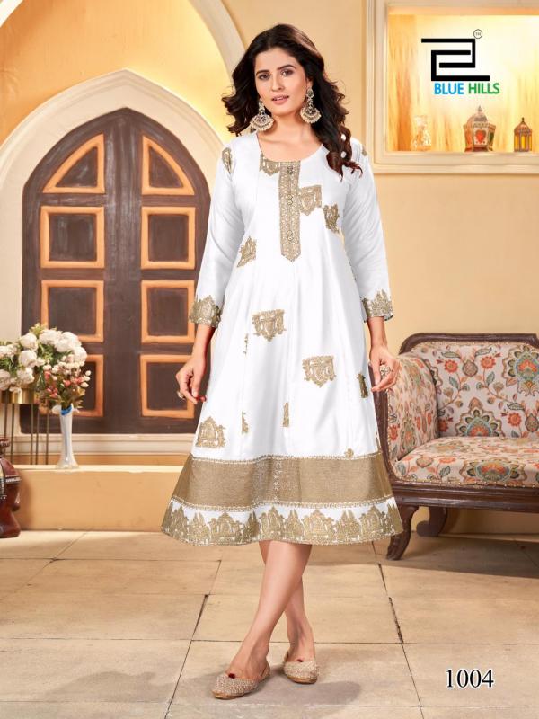 Blue Hills Palki Special Rayon Anarkali Kurti Collection