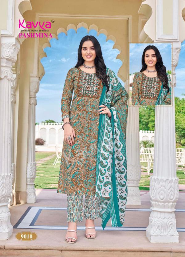 Kavya Pashmina Vol 9 Kurti Pant With Dupatta Collection