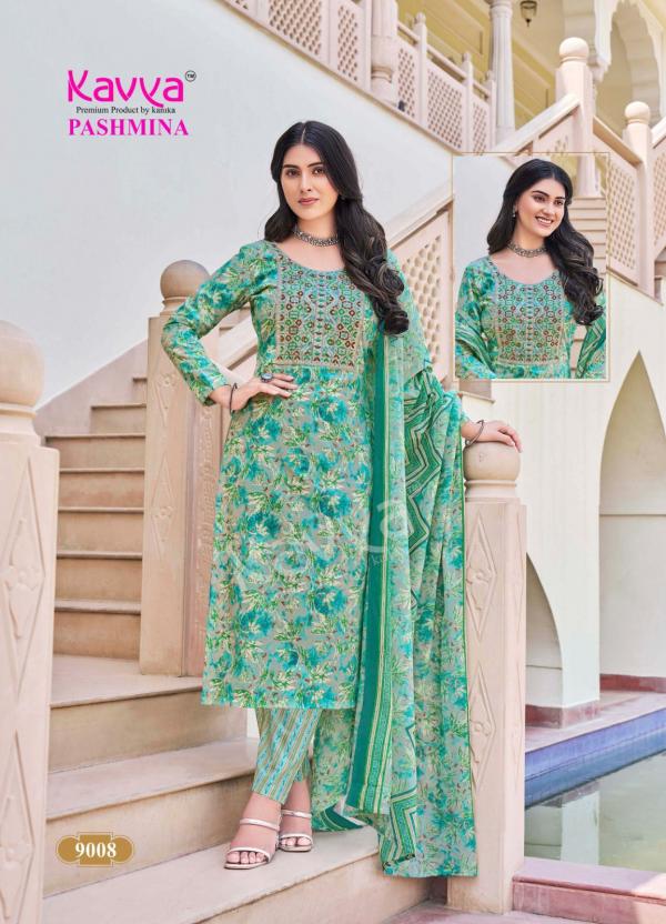 Kavya Pashmina Vol 9 Kurti Pant With Dupatta Collection