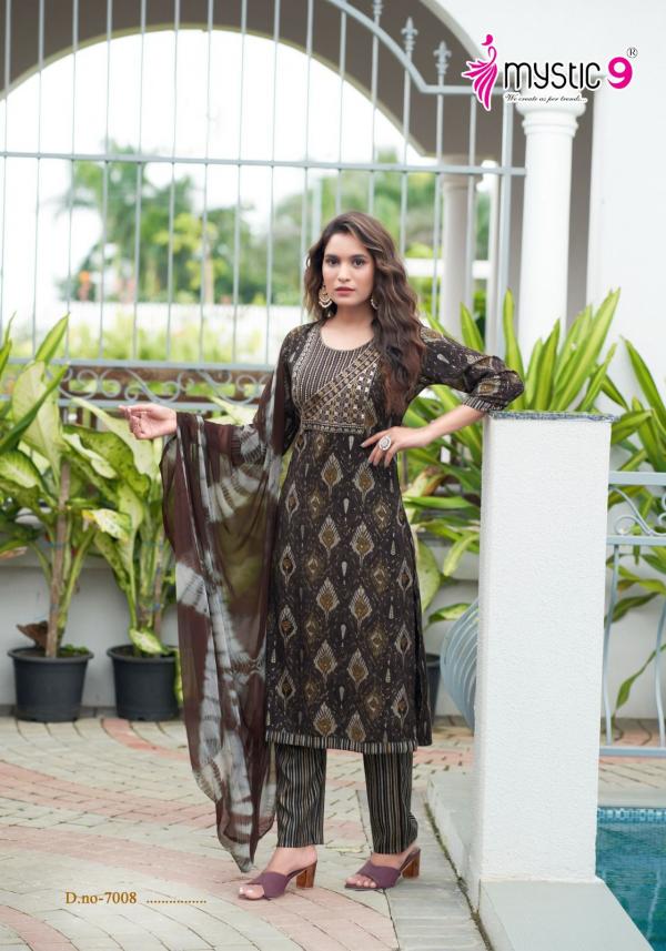 Mystic 9 Shagun Vol 7 Kurti Bottom With Dupatta Collection