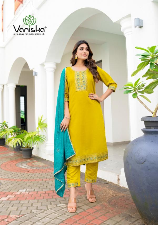 Vaniska Fiza Vol 2 Kurti Bottom With Dupatta Collection