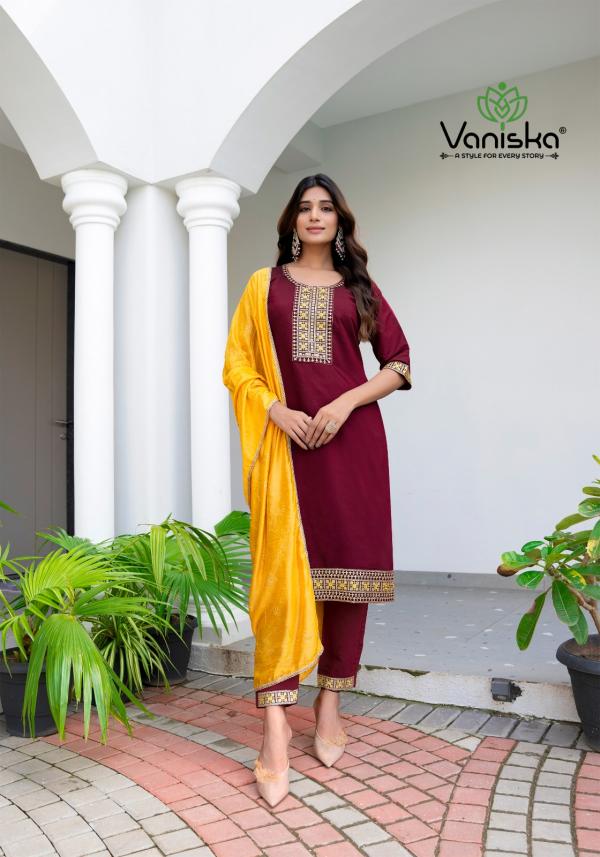 Vaniska Fiza Vol 2 Kurti Bottom With Dupatta Collection