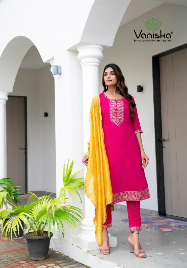 Vaniska Fiza Vol 2 Kurti Bottom With Dupatta Collection