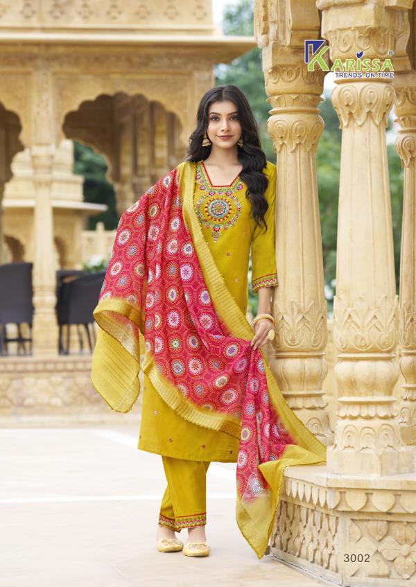 Karissa Nora Vol 3 Fancy Top Bottom With Dupatta Collection