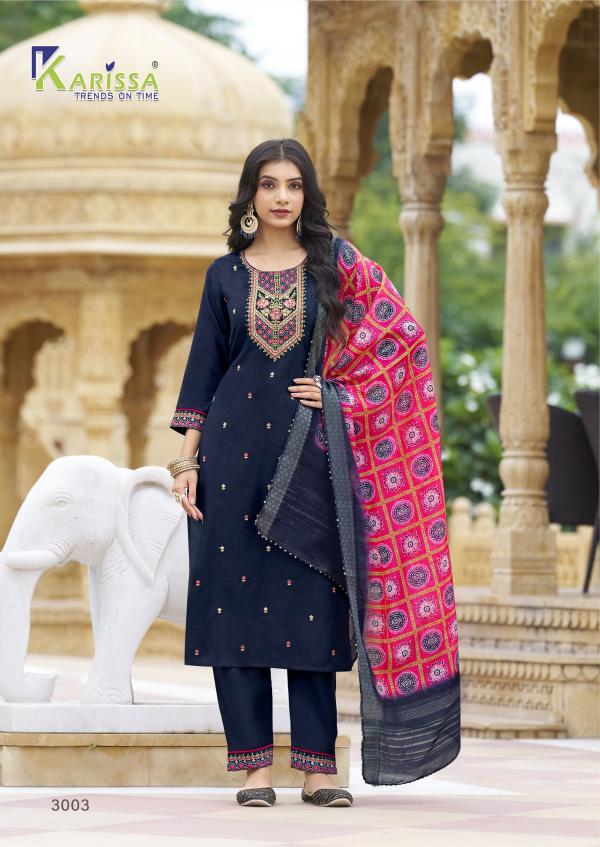 Karissa Nora Vol 3 Fancy Top Bottom With Dupatta Collection